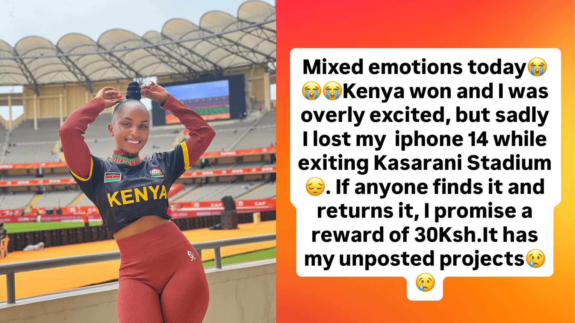 Mulamwah’s ex Ruth K says her iPhone 14 at Kasarani, Offers 30K Reward.